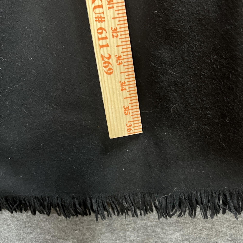 Vintage Eddie Bauer Wool Blend Skirt Women's 18 TALL Maxi Classic Fringe Lined - Picture 3 of 12